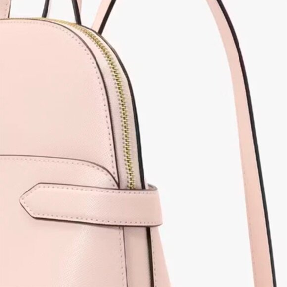 S Kate Spade Staci Dome Backpack Pastel Pink Leather Bag KG021 Purse NWT $359 main image 8